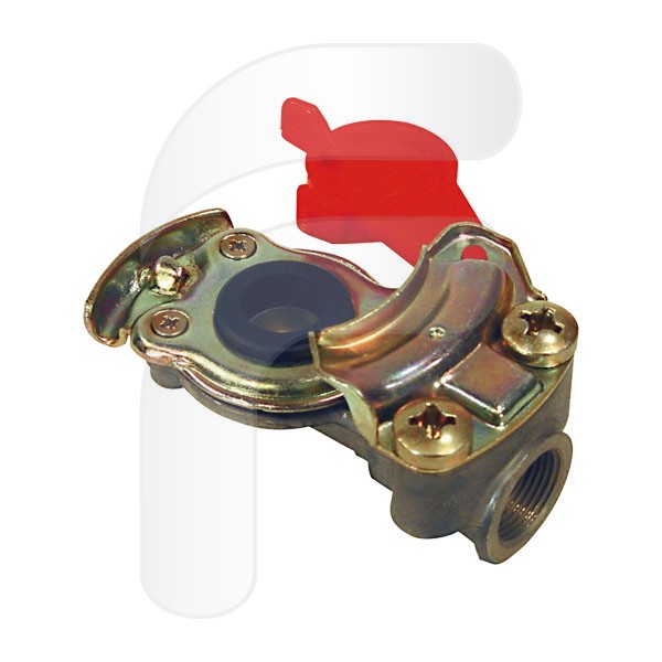 CABEZA ACOPLAMIENTO MANUAL MÉTRICA 16 ROJO FA256